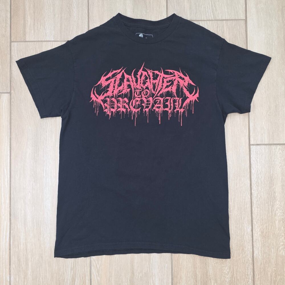 Slaughter To Prevail Band T Shirt Mens M Black Deathcore Sumerian Records